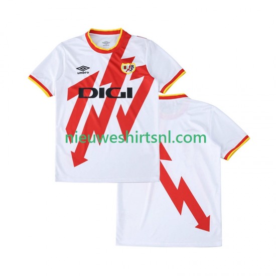 Rayo Vallecano Heren Shirt met Bedrukking Thuis 2025-2026 Korte Mouw
