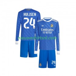Real Madrid Kind Shirt met Bedrukking Huijsen 24 Derde 2025-2026 Lange Mouw