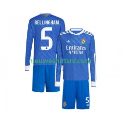 Real Madrid Kind Shirt met Bedrukking Jude Bellingham 5 Derde 2025-2026 Lange Mouw