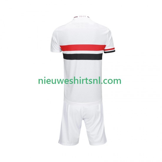 São Paulo Kind Shirt met Bedrukking Thuis 2025-2026 Korte Mouw