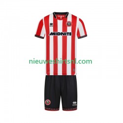 Sheffield United Kind Shirt met Bedrukking Thuis 2025-2026 Korte Mouw