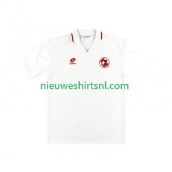 Zwitserland Heren Shirt met Bedrukking Retro Uit 1994 Korte Mouw
