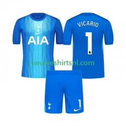 Tottenham Hotspur Kind Shirt met Bedrukking Doelman Guglielmo Vicario 1 Uit 2025-2026 Korte Mouw