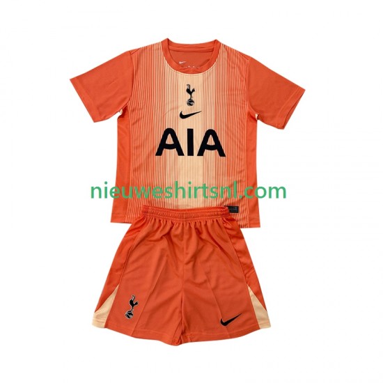 Tottenham Hotspur Kind Shirt met Bedrukking Doelman Derde 2025-2026 Korte Mouw