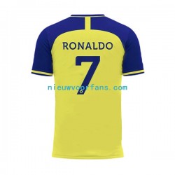 Heren Shirt met Bedrukking Al-Nassr Ronaldo 7 Thuis 2022-2023 Korte Mouw