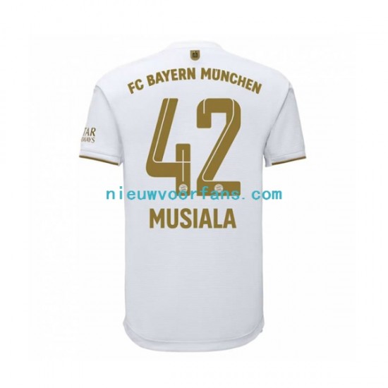 FC Bayern München Heren Shirt met Bedrukking Musiala 42 Uit 2022-2023 Korte Mouw