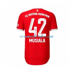 FC Bayern München Heren Shirt met Bedrukking Musiala 42 Thuis 2022-2023 Korte Mouw
