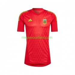 Argentinië Heren Shirt met Bedrukking Doelman Uit WK 2022 Korte Mouw