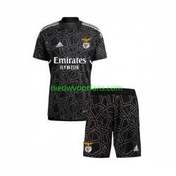 Benfica Kind Shirt met Bedrukking Doelman Uit 2022-2023 Korte Mouw