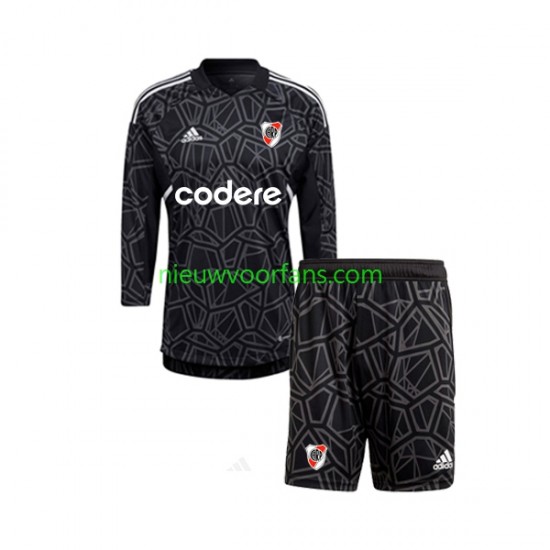 CA River Plate Kind Shirt met Bedrukking Doelman Thuis 2023 Lange Mouw