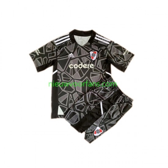 CA River Plate Kind Shirt met Bedrukking Doelman Thuis 2023 Korte Mouw