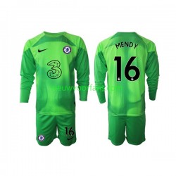 Chelsea Kind Shirt met Bedrukking Doelman Edouard Mendy 16 Derde 2022-2023 Lange Mouw
