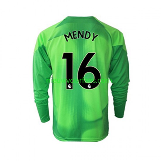 Chelsea Heren Shirt met Bedrukking Doelman Edouard Mendy 16 Derde 2022-2023 Lange Mouw