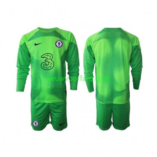 Chelsea Kind Shirt met Bedrukking Doelman Derde 2022-2023 Lange Mouw