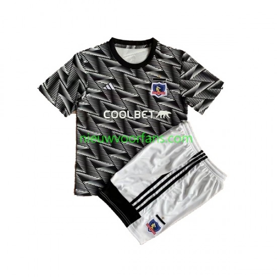 Colo-Colo Kind Shirt met Bedrukking Vierde 2023 Korte Mouw