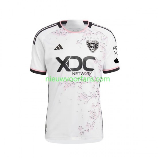 DC United Heren Shirt met Bedrukking Uit 2023-2024 Korte Mouw
