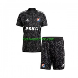 Kind Shirt met Bedrukking Doelman Dinamo Zagreb Thuis 2022-2023 Korte Mouw