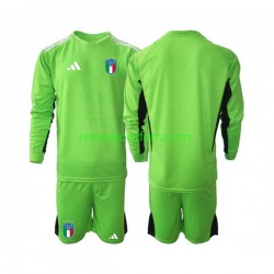 Italië Kind Shirt met Bedrukking Doelman Thuis 2023 Lange Mouw