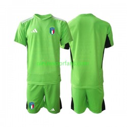 Italië Kind Shirt met Bedrukking Doelman Thuis 2023 Korte Mouw