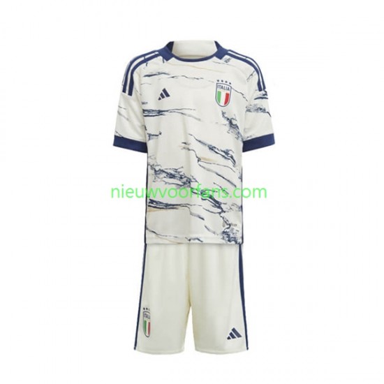 Italië Kind Shirt met Bedrukking Uit 2023 Korte Mouw