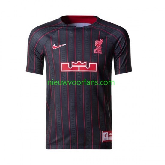 Liverpool Heren Shirt met Bedrukking x LeBron James Thuis 2022-2023 Korte Mouw