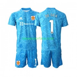 Manchester United Kind Shirt met Bedrukking Doelman DE GEA 1 Thuis 2022-2023 Korte Mouw