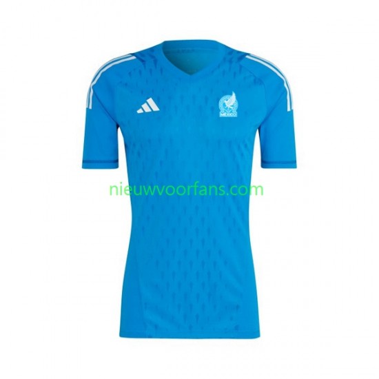 Mexico Heren Shirt met Bedrukking Doelman Uit 2022 Korte Mouw