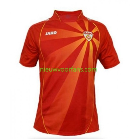 Heren Shirt met Bedrukking North Macedonia Thuis 2022 Korte Mouw