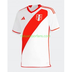Peru Heren Shirt met Bedrukking Thuis 2023 Korte Mouw