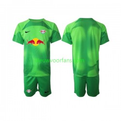 RB Leipzig Kind Shirt met Bedrukking Doelman Uit 2022-2023 Korte Mouw