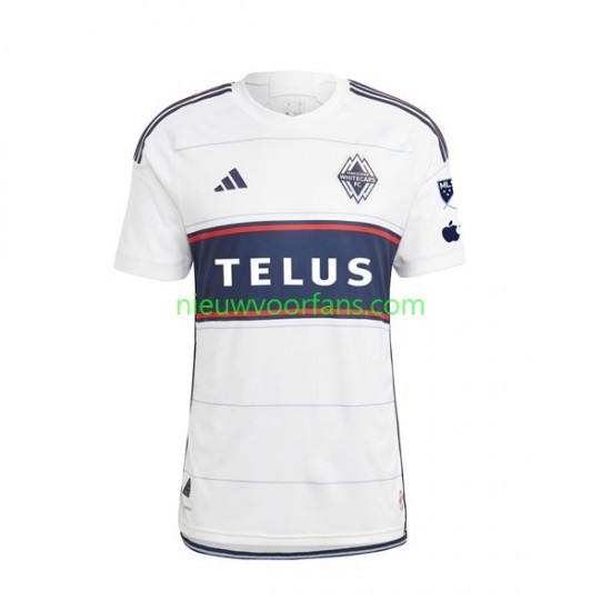 Vancouver Whitecap Heren Shirt met Bedrukking s Thuis 2023-2024 Korte Mouw
