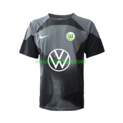 VfL Wolfsburg Heren Shirt met Bedrukking Doelman Thuis 2022-2023 Korte Mouw