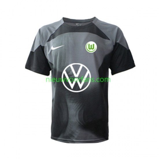 VfL Wolfsburg Heren Shirt met Bedrukking Doelman Thuis 2022-2023 Korte Mouw