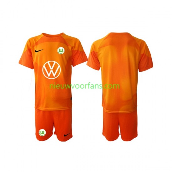 VfL Wolfsburg Kind Shirt met Bedrukking Doelman Derde 2022-2023 Korte Mouw