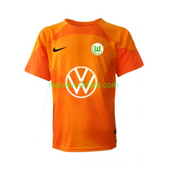 VfL Wolfsburg Heren Shirt met Bedrukking Doelman Derde 2022-2023 Korte Mouw