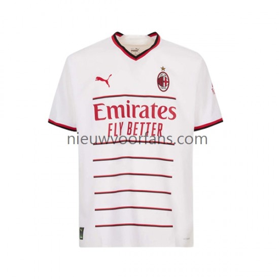 AC Milan Heren Shirt met Bedrukking Uit 2022-2023 Korte Mouw