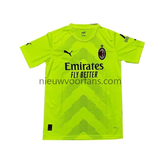 AC Milan Heren Shirt met Bedrukking Doelman Thuis 2022-2023 Korte Mouw