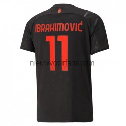 AC Milan Heren Shirt met Bedrukking Ibrahimović 11 Derde 2021-2022 Korte Mouw
