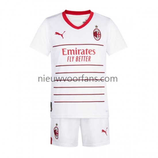 AC Milan Kind Shirt met Bedrukking Uit 2022-2023 Korte Mouw