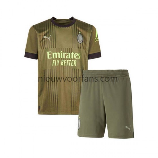 AC Milan Kind Shirt met Bedrukking Derde 2022-2023 Korte Mouw