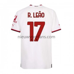 AC Milan Heren Shirt met Bedrukking Rafael Leao 17 Uit 2022-2023 Korte Mouw