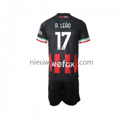 AC Milan Kind Shirt met Bedrukking Rafael Leao 17 Thuis 2022-2023 Korte Mouw