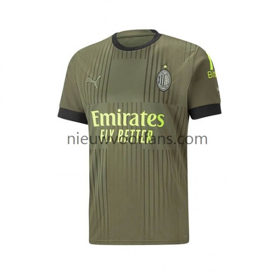 AC Milan Heren Shirt met Bedrukking Derde 2022-2023 Korte Mouw