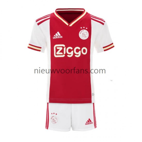 AFC Ajax Kind Shirt met Bedrukking Thuis 2022-2023 Korte Mouw
