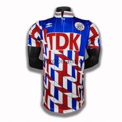 AFC Ajax Heren Shirt met Bedrukking 1990 Retro Uit Korte Mouw