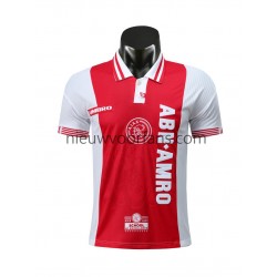 AFC Ajax Heren Shirt met Bedrukking 1997-1998 Retro Thuis Korte Mouw