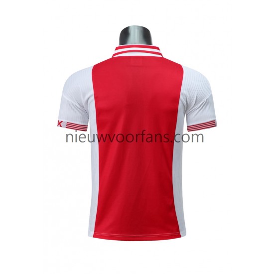 AFC Ajax Heren Shirt met Bedrukking 1997-1998 Retro Thuis Korte Mouw