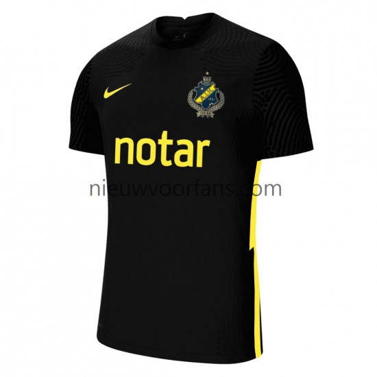 AIK Heren Shirt met Bedrukking 2021 Thuis Korte Mouw