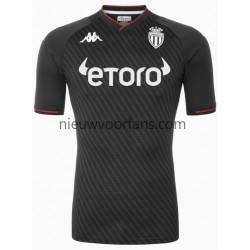 AS Monaco Heren Shirt met Bedrukking Uit 2021-2022 Korte Mouw