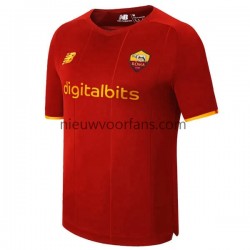 AS Roma Heren Shirt met Bedrukking Thuis 2021-2022 Korte Mouw